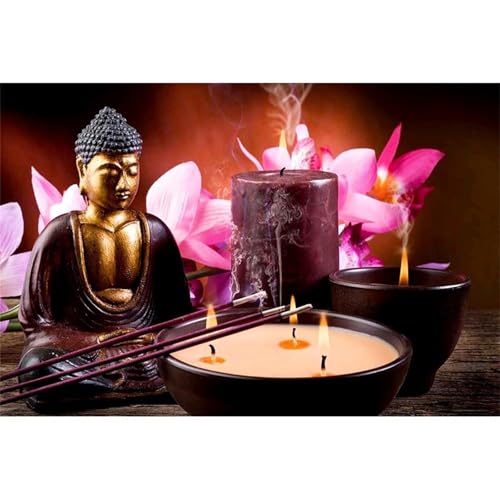 Zen Lotus - Puzzles für Erwachsene,Puzzle 120 Teile, Puzzle 25x20 cm DIY - Puzzles für Heimdekoration, Familienpuzzle für Erwachsene und Kinder von Cekog