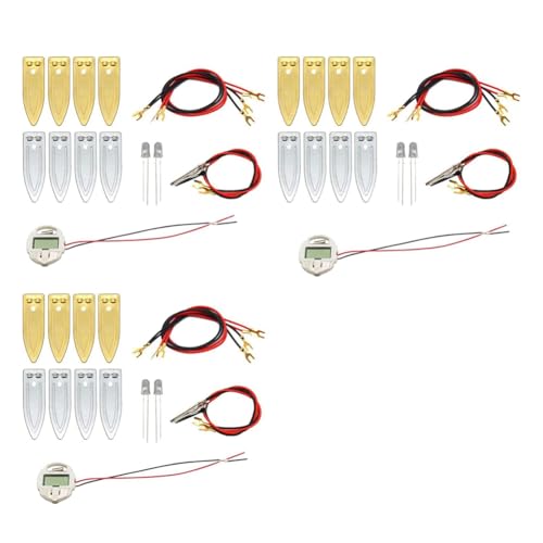 Celabie Wissenschaftliches Experimentierset mit Obstbatterien Als Spielzeug für Den Heimunterricht, Physik-Unterrichtsexperiment mit Zitronen- und Kartoffelbatterien, 3 Sets Celabie Wissenschaftliches Experimentierset mit Obstbatterien Als Spielzeug für Den Heimunterricht, Physik-Unterrichtsexperiment mit Zitronen- und Kartoffelbatterien, 3 Sets von Celabie