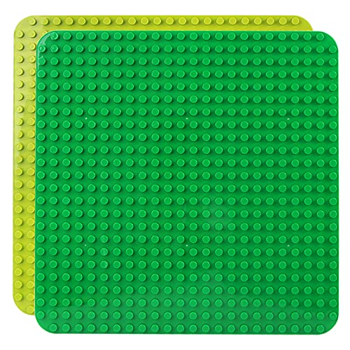 Große Bauplatte Kompatibel mit Duplo Platten,große Grundplatte,38 * 38cm Platten-Set für Kreatives Spielen, Lernspielzeug von Celawork