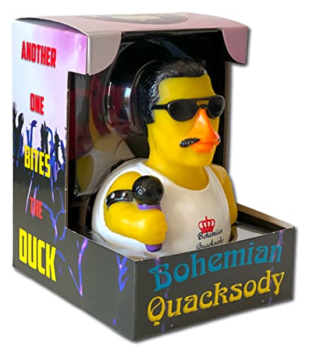 CelebriDucks Bohemian Quacksody – Premium Badespielzeug Sammlerstück – Rockmusik-Thema. CelebriDucks Bohemian Quacksody – Premium Badespielzeug Sammlerstück – Rockmusik-Thema. von CelebriDucks