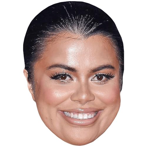 Celebrity Cutouts Drew Afualo (Smile) Maske aus Karton von Celebrity Cutouts