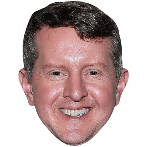 Celebrity Cutouts Ken Jennings (Smile) Maske aus Karton von Celebrity Cutouts