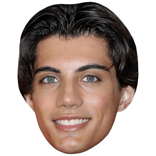 Celebrity Cutouts Nic Kaufmann (Smile) Maske aus Karton von Celebrity Cutouts