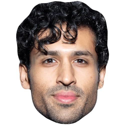 Celebrity Cutouts Saamer Usmani (Stubble) Maske aus Karton von Celebrity Cutouts