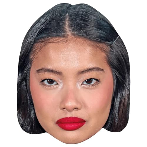 Celebrity Cutouts Stephanie Hui (Lipstick) Maske aus Karton von Celebrity Cutouts