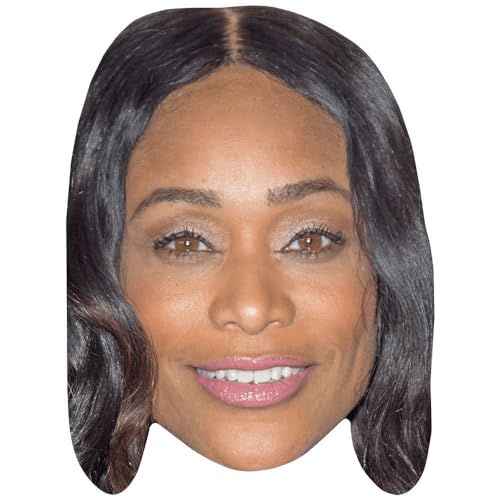 Celebrity Cutouts Tamisha Akbar (Smile) Maske aus Karton von Celebrity Cutouts