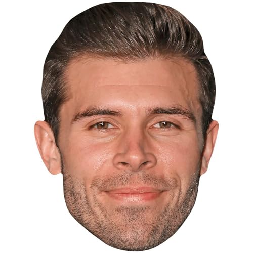 Celebrity Cutouts Zach Shallcross (Beard) Maske aus Karton von Celebrity Cutouts