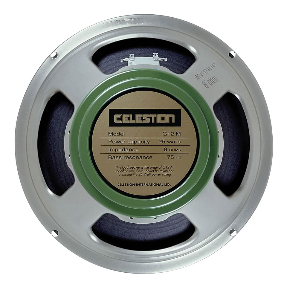 Celestion G12M Greenback - 16 Ohm Gitarrenlautsprecher Celestion G12M Greenback - 16 Ohm Gitarrenlautsprecher von Celestion