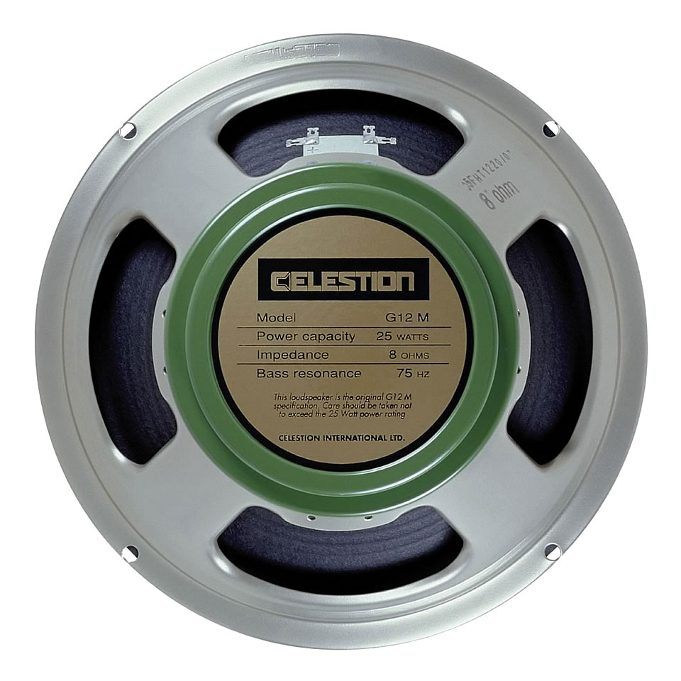 Celestion G12M Greenback - 8 Ohm Gitarrenlautsprecher von Celestion