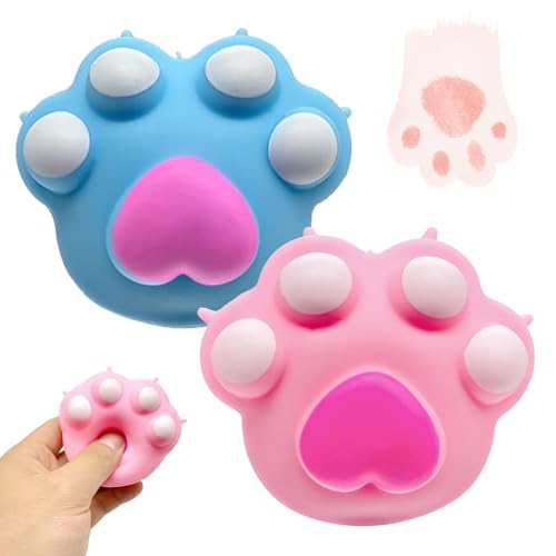 2 Stück Taba Squishy Squeeze Toy Squishy Katze Cat Paw Squishy Katzenpfoten Squishy Weiches, Stressabbauendes, Entspannendes Mehl Mit Großen Katzenpfoten, Süßes Geschenk Für Männer Und Frauen 2 Stück Taba Squishy Squeeze Toy Squishy Katze Cat Paw Squishy Katzenpfoten Squishy Weiches, Stressabbauendes, Entspannendes Mehl Mit Großen Katzenpfoten, Süßes Geschenk Für Männer Und Frauen von Celiodd