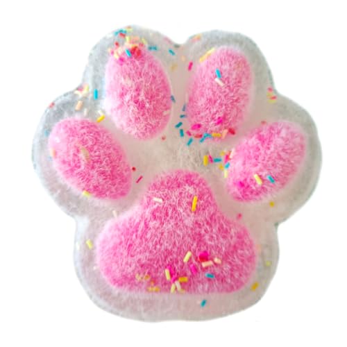 Taba Squishy Katzenpfoten Squishy Cat Paw Squishy Squishy Cat Paw Taba Squishy Paw Niedliche Form Weich und Bequem Spielzeug Zum Stressabbau Geeignet für Alle Arten von Menschen (Weiß Rosa) von Celiodd