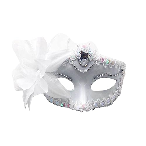 Celucke Venezianische Maske Damen Schwarz Sexy Lace Augenmaske für Frauen Augenmaske Maskerade Maske für Halloween Karneval Abendkleid Tanz Ball Party von Celucke