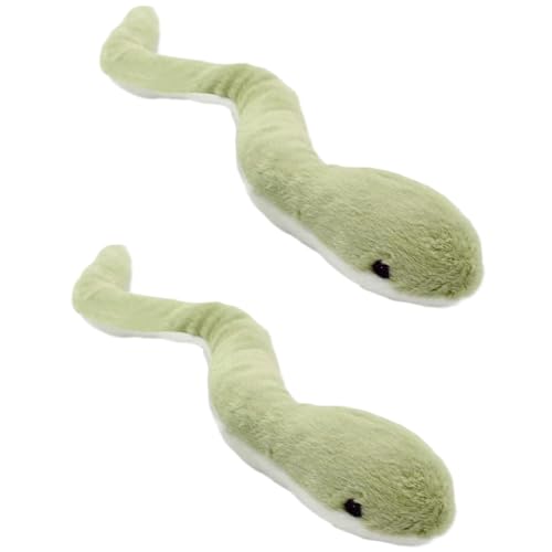 2 Stück Schlange aus Plüsch, 2025, Jahr der Schlange, Dekoration des chinesischen Neujahrs, 40 cm, Plüschmaskottchen als Geschenk zum Frühlingsfest von Celuicion