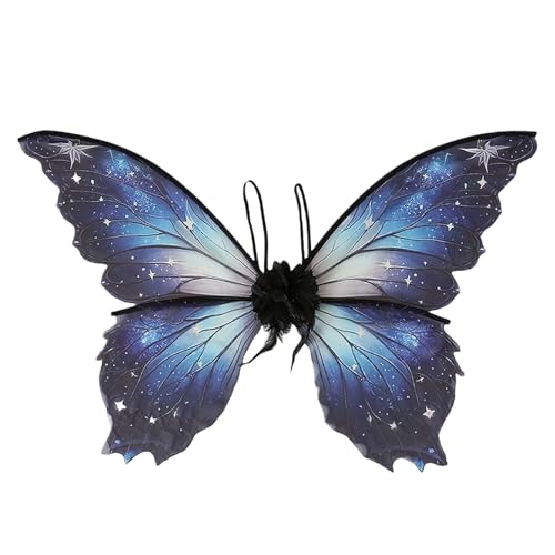 Celuicion Feenflügel, Schmetterling, Fee, Halloween-Kostüm, Engelsflügel, Halloween-Kostüm, Engelsflügel, Kostüm, Partybevorzugung Celuicion Feenflügel, Schmetterling, Fee, Halloween-Kostüm, Engelsflügel, Halloween-Kostüm, Engelsflügel, Kostüm, Partybevorzugung von Celuicion