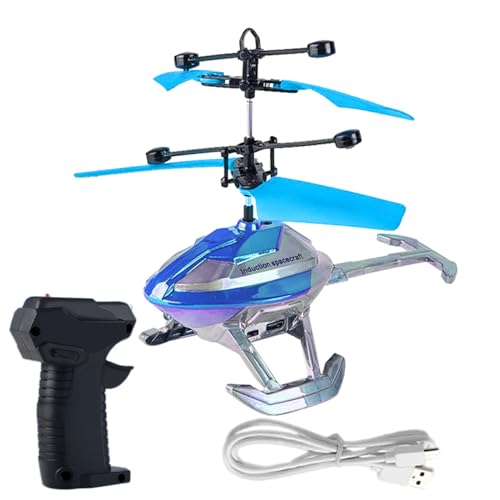 Celuicion Ferngesteuertes Flugzeug | Gestensteuerung Hubschrauber Drohne Mit LED Licht - Sturzsicheres Drohnen Spielzeug Für Kinder Mädchen Schüler Jugendliche Enthusiasten von Celuicion