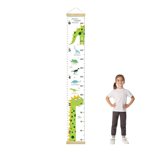 Celuicion Größenmesser für Kinder – Wachstums-Leinwand abnehmbar | Dekoration für Babyzimmer Mädchen oder – Wohnzimmer und Schlafzimmer von Celuicion