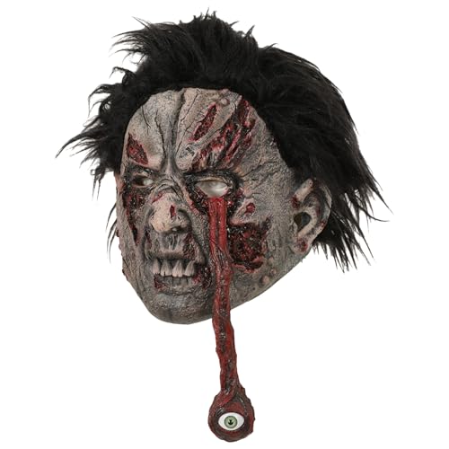 Celuicion Halloween Horror Kopfhülle - Halloween Grusel Cosplay Dämonenmaske - Kostüm Kopfschmuck Unisex Für Herren Damen Streiche Fotos Celuicion Halloween Horror Kopfhülle - Halloween Grusel Cosplay Dämonenmaske - Kostüm Kopfschmuck Unisex Für Herren Damen Streiche Fotos von Celuicion