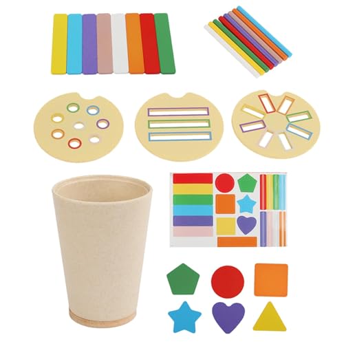 Farbsortierspielzeug für Kleinkinder, Farbsortierspielzeug aus | Feinmotorik-Sensorspielzeug für Kinder,Vorschul-Lernspielzeug mit glatten Kanten für Kindertag, Geburtstag, Weihnachten und Ostern Farbsortierspielzeug für Kleinkinder, Farbsortierspielzeug aus | Feinmotorik-Sensorspielzeug für Kinder,Vorschul-Lernspielzeug mit glatten Kanten für Kindertag, Geburtstag, Weihnachten und Ostern von Celuicion