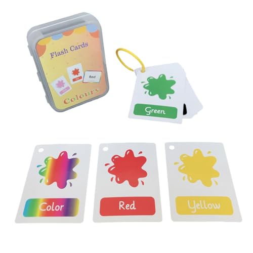 Flash-Karten für Kleinkinder, Lernkarten für Kleinkinder, sensorisches Lernspielzeug für | Lern-Flash-Karten zur Farberkennung, Lernspielzeug, Sensor-Spielzeug Flash-Karten für Kleinkinder, Lernkarten für Kleinkinder, sensorisches Lernspielzeug für | Lern-Flash-Karten zur Farberkennung, Lernspielzeug, Sensor-Spielzeug von Celuicion