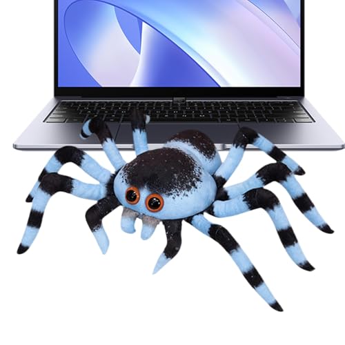 Plüschspinne, Plüschspinne, Plüsch-Spinne, Plüsch, 11 Zoll Simulierte Spinne | Furry Spider Pranks Spoof Stuff Toys, Spielzeuge, Heimdekoration zum Vernöhnen von Celuicion