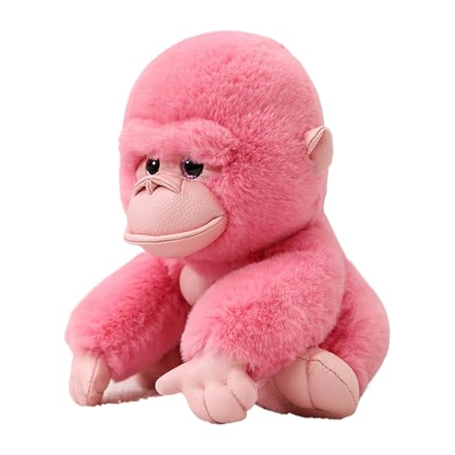 Plüschtier, groß, Plüschtiere | weiches Plüschspielzeug von 7,87 Zoll, hyperrealistisches Plüschtier – Gibbon Monkey Plüsch, Kuschelspielzeug, Tierkissen für Erwachsene, Jungen, Mädchen von Celuicion