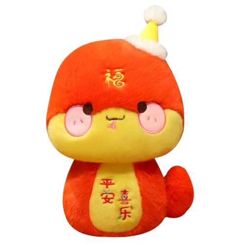 Plüschtier Maskottchen Schlange, Plüschtier Maskottchen 2025 | Chinesisches Maskottchen aus Plüsch, Schlange des neuen Jahres – rotes Plüschtier, chinesische Neujahrsdekoration, Pelu Plüschtier Maskottchen Schlange, Plüschtier Maskottchen 2025 | Chinesisches Maskottchen aus Plüsch, Schlange des neuen Jahres – rotes Plüschtier, chinesische Neujahrsdekoration, Pelu von Celuicion
