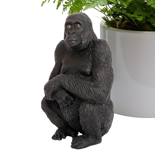 Simulation Gorilla Statue, Gorilla -Modell | Orang -Utan -Spielzeugmodell | Wildlife Figuren Miniatur Bildung Tier Spielzeugfotografie Requisite Desktop Dekoration Simulation Gorilla Statue, Gorilla -Modell | Orang -Utan -Spielzeugmodell | Wildlife Figuren Miniatur Bildung Tier Spielzeugfotografie Requisite Desktop Dekoration von Celuicion