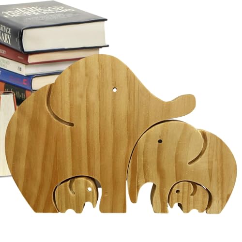 Tierpuzzle aus Holz für die Familie, Familienpuzzle aus Holz | Familienskulptur mit magnetischen Tieren aus Holz – Familienpuzzle mit Tieren, Heimdekoration für kleine Männer, Dekorationen Tierpuzzle aus Holz für die Familie, Familienpuzzle aus Holz | Familienskulptur mit magnetischen Tieren aus Holz – Familienpuzzle mit Tieren, Heimdekoration für kleine Männer, Dekorationen von Celuicion