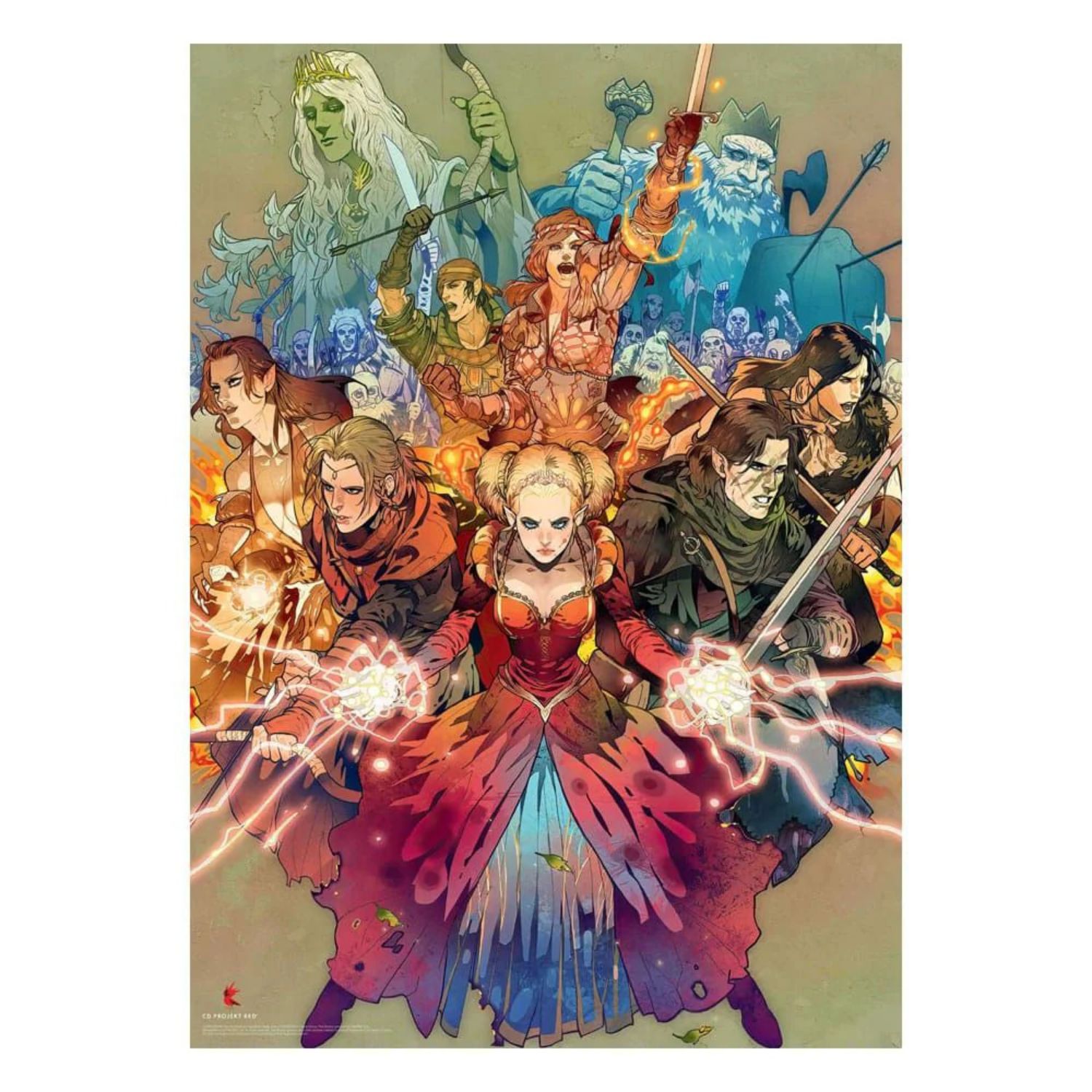 Cenega Puzzle 500 Teile – The Witcher Socia’tael  - von Cenega