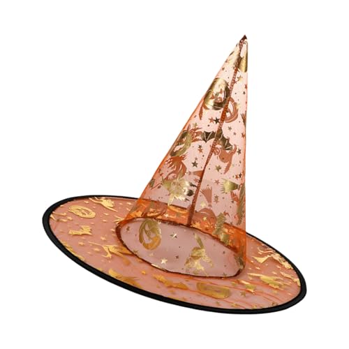 Cenifin 5pcs Halloween Hexenhut 33cm High Spected Wizard Kostümzubehör Für Frauen Männer Kid Cosplay Tragbare Partyzubehör von Cenifin