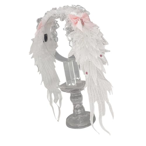 Cenifin Gothic Punk Flügelhaarband Mit Verstellbarer Spitzenbogen Für Frauen Teenager Cosplay & Tägliches Dunkles Accessoires Punk Hair Accessoire Cenifin Gothic Punk Flügelhaarband Mit Verstellbarer Spitzenbogen Für Frauen Teenager Cosplay & Tägliches Dunkles Accessoires Punk Hair Accessoire von Cenifin
