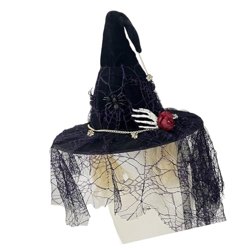 Cenifin Hexenkostüm Cap Punkschädel Druck Spiderweb Schleier Atmungsaktiven Für Erwachsene Halloween Cosplay Accessoire Halloween Cenifin Hexenkostüm Cap Punkschädel Druck Spiderweb Schleier Atmungsaktiven Für Erwachsene Halloween Cosplay Accessoire Halloween von Cenifin