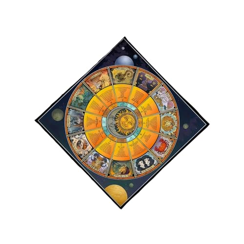 Cenifin Konstellationen Tarots Tischdecke Gotteskarten Tisch Tuch Wandteppich Astrologie Hexerei von Cenifin