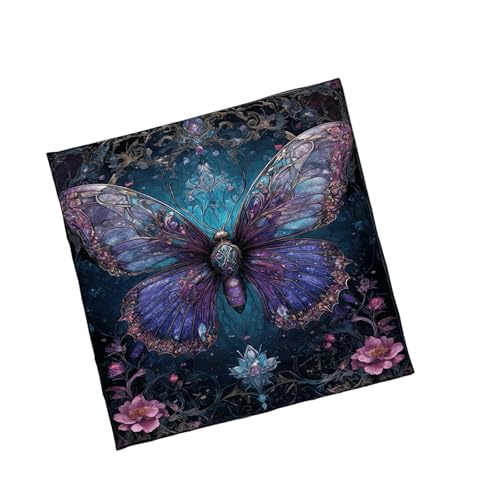 Cenifin Schmetterlingsblume Astrologie Tischdecke Tarots Gottesdoppelte Altars Stoff Givinationen Brettspiel Accessoire Kartentisch Tuch Wand Dekore von Cenifin