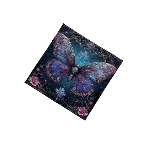 Cenifin Schmetterlingsblume Astrologie Tischdecke Tarots Gottesdoppelte Altars Stoff Givinationen Brettspiel Accessoire Kartentisch Tuch Wand Dekore von Cenifin