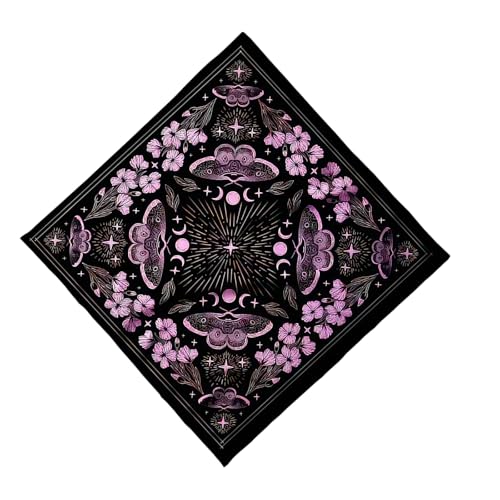 Cenifin Sternblumenmuster Astrologie Tischdecke Tarots Göttliche Tischdecke Altäre Stoff Göttlichkeit Brettspiel Accessoire Altäre Tarots Kartentuch von Cenifin