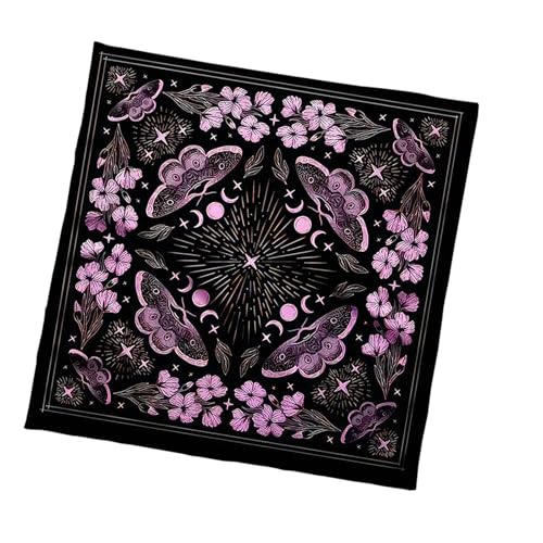 Cenifin Sternblumenmuster Astrologie Tischdecke Tarots Göttliche Tischdecke Altäre Stoff Göttlichkeit Brettspiel Accessoire Altäre Tarots Kartentuch von Cenifin