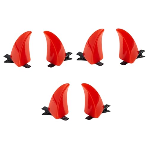 Devil Horn Hair Clip Für Halloween Weihnachts Cosplay Kostümpartys Sichere Seite Barrette Maskerades Accessoires 3pairs Cosplay Hair Clip von Cenifin
