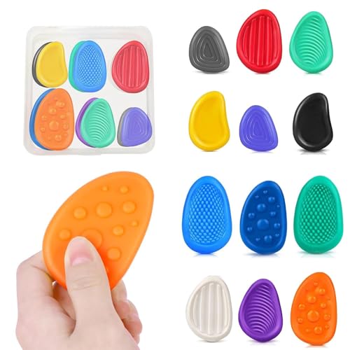 12 Stück Fidget Toys, Stressabbau Spielzeug Sensory Stones, Anti Stress Sensorik Worry Stone, Sensorische Stone für Kinder und Erwachsene, Squeeze Stress Spielzeug, Sensory Toy für ADHS Autismus 12 Stück Fidget Toys, Stressabbau Spielzeug Sensory Stones, Anti Stress Sensorik Worry Stone, Sensorische Stone für Kinder und Erwachsene, Squeeze Stress Spielzeug, Sensory Toy für ADHS Autismus von CensuobOB