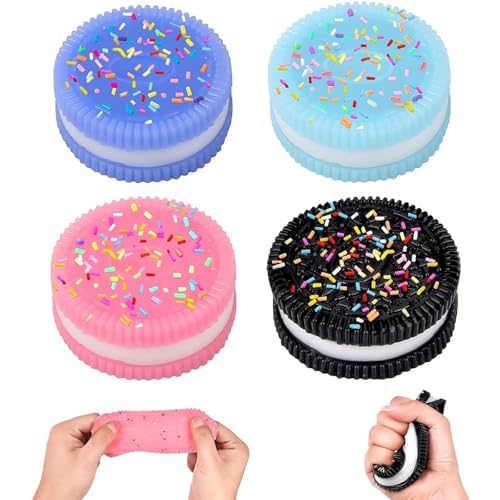 4 Stück Biscuit Stress Relief Toy, Taba Squishy Fufu Squishy, Keks Squishy Squeeze Spielzeug, Anti Stress Fidget Toys für Kinder Erwachsene, Soft Stressabbau Spielzeug für OCD Angst Abbauen Beruhigung 4 Stück Biscuit Stress Relief Toy, Taba Squishy Fufu Squishy, Keks Squishy Squeeze Spielzeug, Anti Stress Fidget Toys für Kinder Erwachsene, Soft Stressabbau Spielzeug für OCD Angst Abbauen Beruhigung von CensuobOB