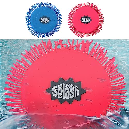 Cepewa Wasserfrisbee Splash 2er Set | Ø13cm pink blau TRP/Eva | Wurfscheibe Wasserspielzeug von Cepewa