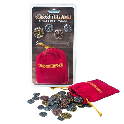 Cephalofair Games - Gloomhaven: Metal Coin Upgrade von Cephalofair
