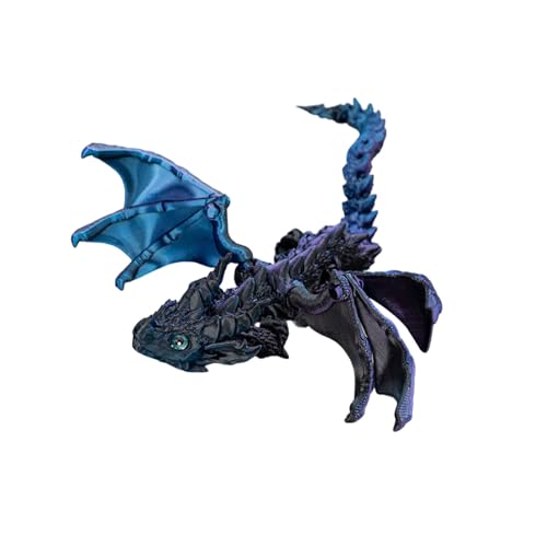 Articulated Dragon, Flexible Dragon Toy, 3D Printed Movable Joints Handcrafted Fantasy Simulation Animal Model Executive Fidget Figure for Home, Workplace, Collection, 7 Inches Articulated Dragon, Flexible Dragon Toy, 3D Printed Movable Joints Handcrafted Fantasy Simulation Animal Model Executive Fidget Figure for Home, Workplace, Collection, 7 Inches von Ceprznvey