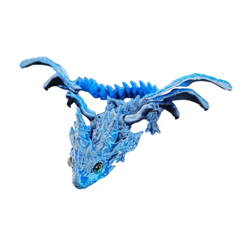 Articulated Dragon, Flexible Dragon Toy, 3D Printed Movable Joints Handcrafted Fantasy Simulation Animal Model Executive Fidget Figure for Home, Workplace, Collection, 7 Inches Articulated Dragon, Flexible Dragon Toy, 3D Printed Movable Joints Handcrafted Fantasy Simulation Animal Model Executive Fidget Figure for Home, Workplace, Collection, 7 Inches von Ceprznvey