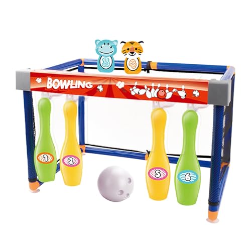 Bowling Game, Children Indoor Bowling, Bowling Toy Set, Kids Bowling Balls, Children’s Interactive Bowling Playset, Mobile Bowling Ball Game with Goal for Sports Activities at Home or Outdoor Play Bowling Game, Children Indoor Bowling, Bowling Toy Set, Kids Bowling Balls, Children’s Interactive Bowling Playset, Mobile Bowling Ball Game with Goal for Sports Activities at Home or Outdoor Play von Ceprznvey