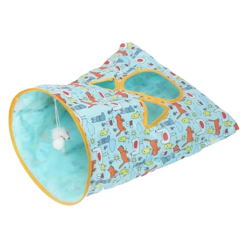 Cat Tunnel, Crinkle Tunnel, Foldable Cat Toy, Interactive Sound Sack, Lightweight Polyester for Indoor Home Exploration Playtime, 11.81x19.69x18.5 Inches, Green, 1 Piece Cat Tunnel, Crinkle Tunnel, Foldable Cat Toy, Interactive Sound Sack, Lightweight Polyester for Indoor Home Exploration Playtime, 11.81x19.69x18.5 Inches, Green, 1 Piece von Ceprznvey