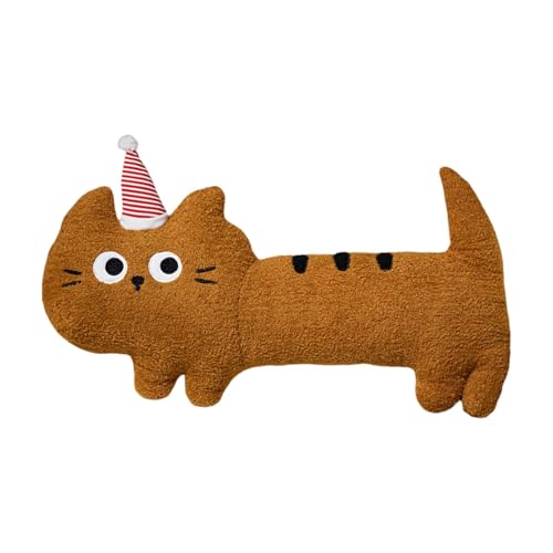 Ceprznvey Body Pillow, Stuffed Doll, Adorable Soft Cushion Cute Cozy Comfortable Rest Decorative Cat Shaped Lightweight Restful Support, Plush Toy for Kids, 15.75x7.87inches Ceprznvey Body Pillow, Stuffed Doll, Adorable Soft Cushion Cute Cozy Comfortable Rest Decorative Cat Shaped Lightweight Restful Support, Plush Toy for Kids, 15.75x7.87inches von Ceprznvey