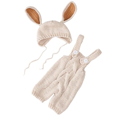 Ceprznvey Bunny Baby Photography Outfit, Animal Costume with Bunny Hat, Cute Cosplay BabyCostume for Photoshoots, Adorable Photo Props for Family Gatherings and Birthday Parties von Ceprznvey