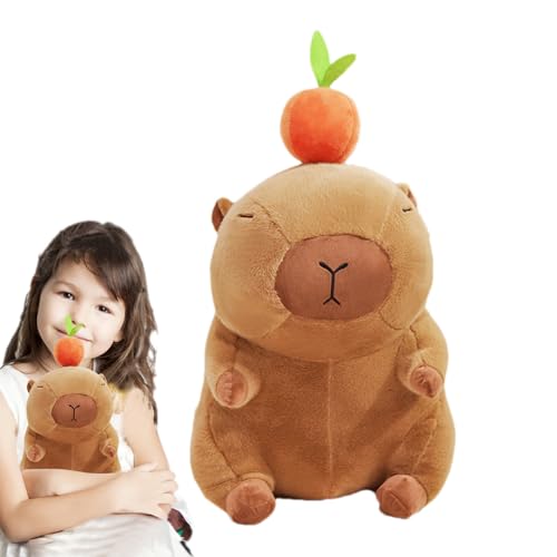 Ceprznvey Capybara Plüschtier, Capybara, Capybara niedlich | Capybara Plüschtier aus weichem Plüsch, 33,8 cm (13,8 Zoll), Capybara-Puppe, Geburtstagskissen für von Ceprznvey