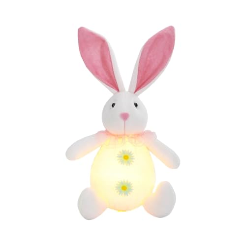 Ceprznvey Easter Bunny, Easter Figure, Soft Huggable Charming Handmade Light Up Bunny Decorations for Kids, Children, Girls, and Spring Holiday Home Ornament, 1 Piece Ceprznvey Easter Bunny, Easter Figure, Soft Huggable Charming Handmade Light Up Bunny Decorations for Kids, Children, Girls, and Spring Holiday Home Ornament, 1 Piece von Ceprznvey